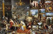 Jan Brueghel The Elder Allegory of Sight and Smell painting